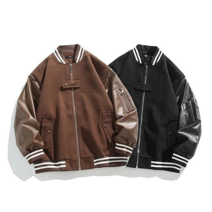 Blouson bomber vintage de stade