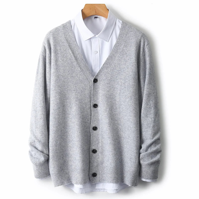 Cardigan intemporel en pure laine mérinos