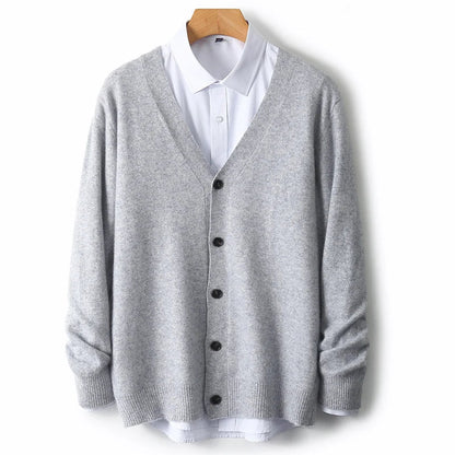 Cardigan intemporel en pure laine mérinos