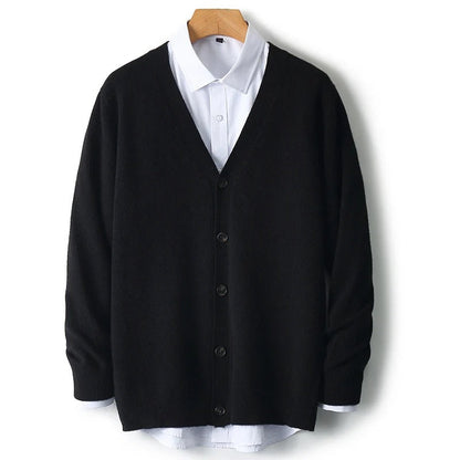 Cardigan intemporel en pure laine mérinos