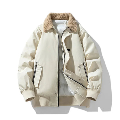 Veste Aspen à col en shearling
