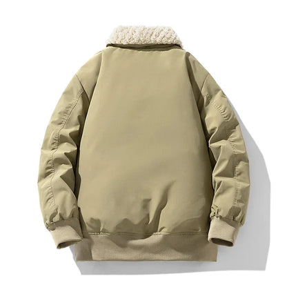 Veste Aspen à col en shearling