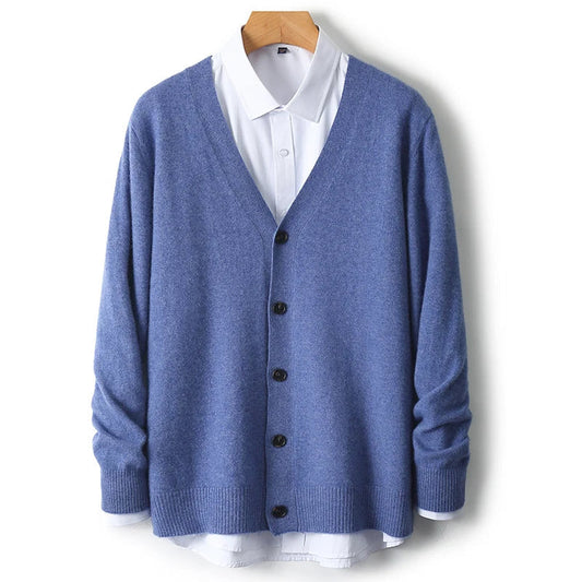 Cardigan intemporel en pure laine mérinos